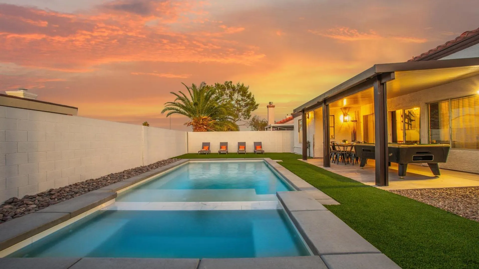 Tatil Evi Spacious 5 Bedroom House With Heated Pool And Jacuzzi Las Vegas ABD